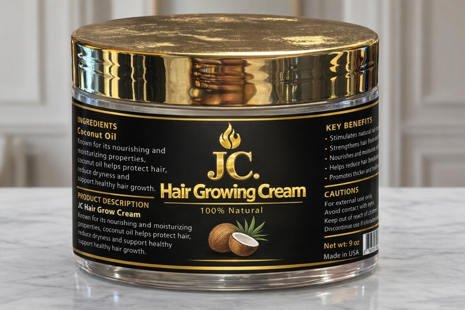 J.C. Hair Growing Cream